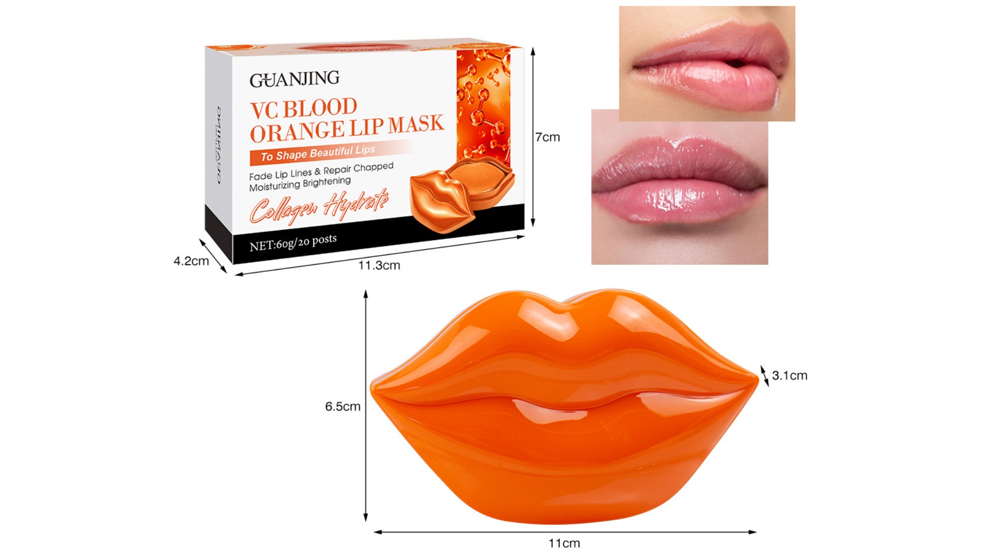 ماسک-لب-ورقه-ای-در-سه-عصاره-گوانجینگ-guanjing