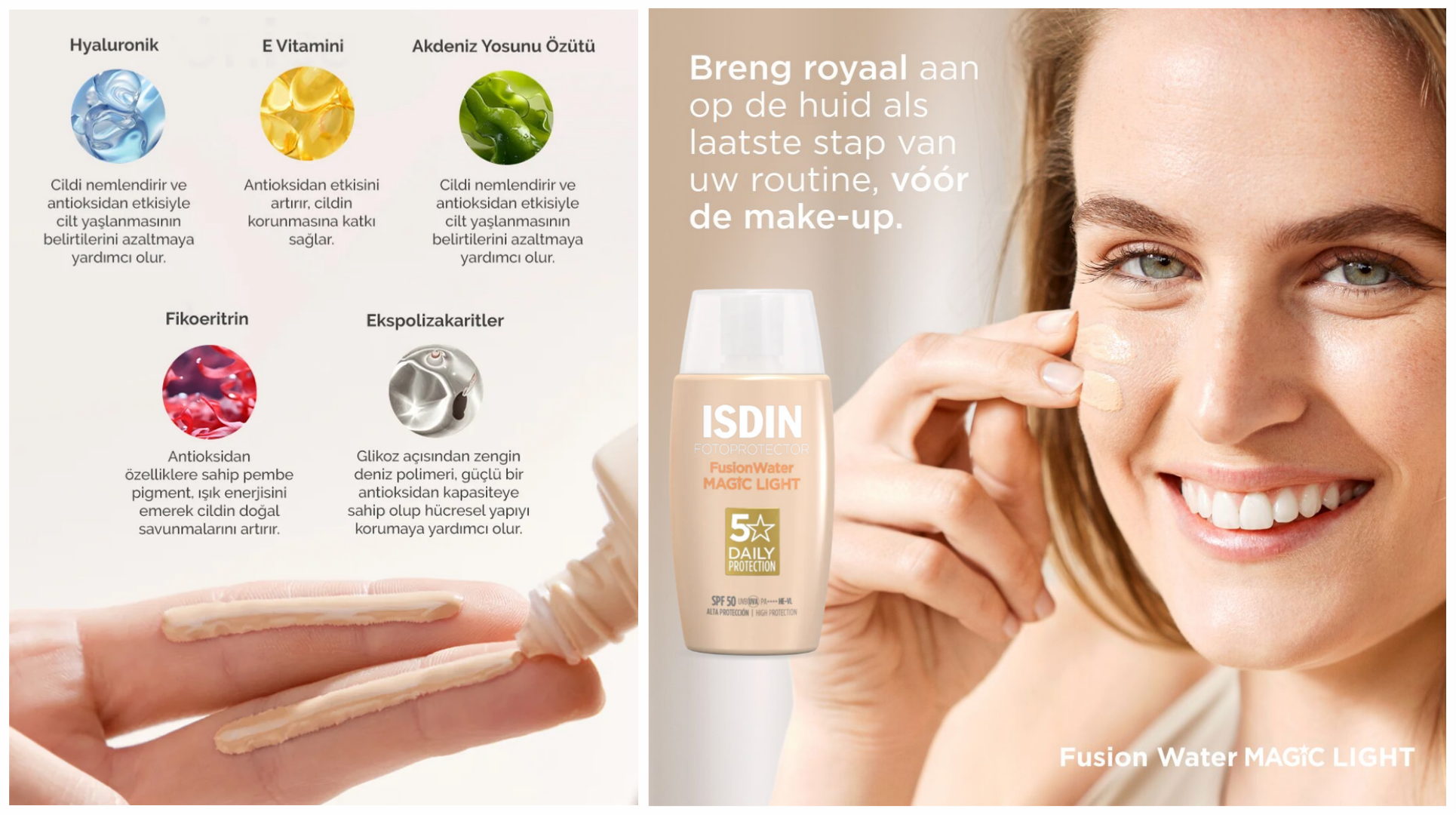 کرم-ضد-آفتاب-رنگی-مدل-فیوژن-واتر-مجیک-لا کرم-ضد-آفتاب-رنگی-مدل-فیوژن-واتر-مجیک-لا