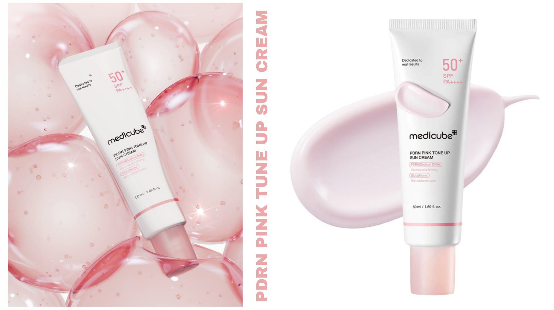 کرم-ضد-آفتاب-بی-رنگ-pdrn-صورتی-تون-آپ-مدی-کیو کرم-ضد-آفتاب-بی-رنگ-pdrn-صورتی-تون-آپ-مدی-کیو