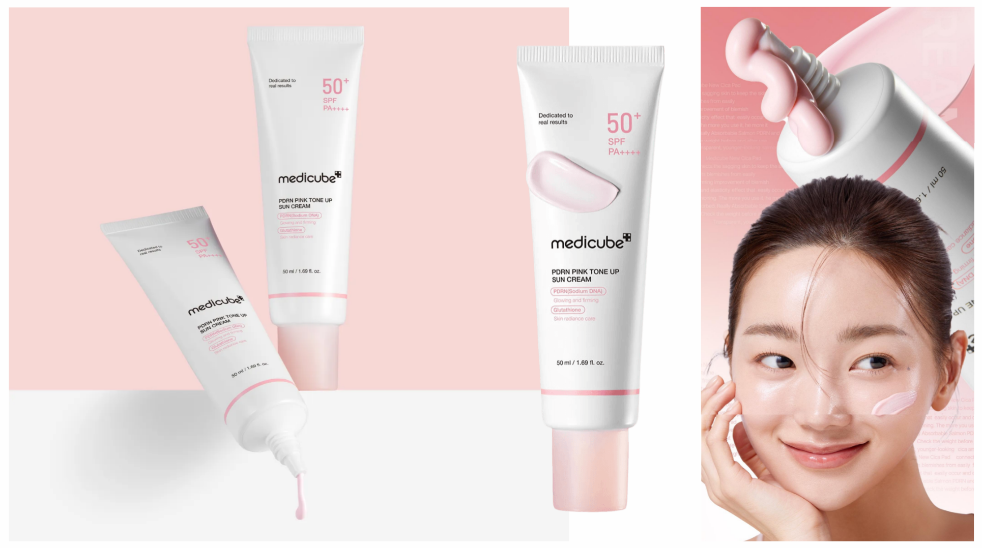 کرم-ضد-آفتاب-بی-رنگ-pdrn-صورتی-تون-آپ-مدی-کیو کرم-ضد-آفتاب-بی-رنگ-pdrn-صورتی-تون-آپ-مدی-کیو