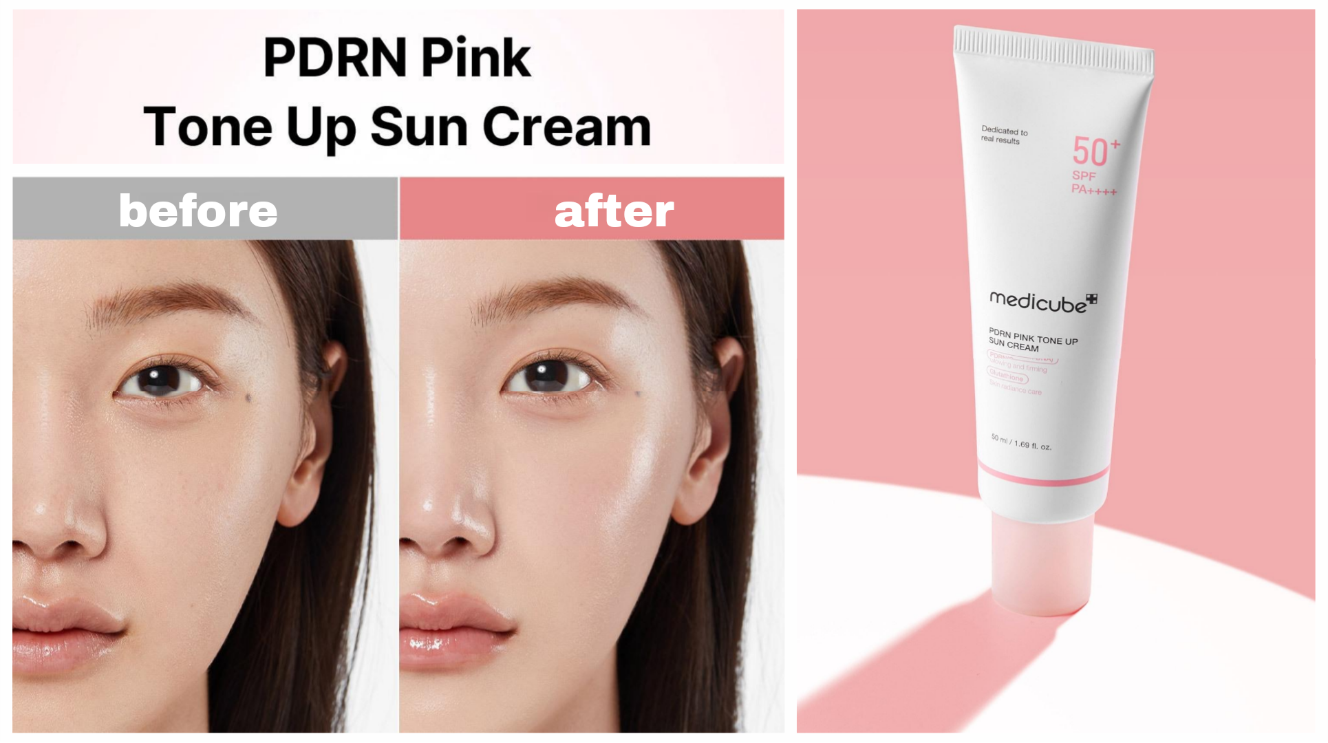 کرم-ضد-آفتاب-بی-رنگ-pdrn-صورتی-تون-آپ-مدی-کیو کرم-ضد-آفتاب-بی-رنگ-pdrn-صورتی-تون-آپ-مدی-کیو