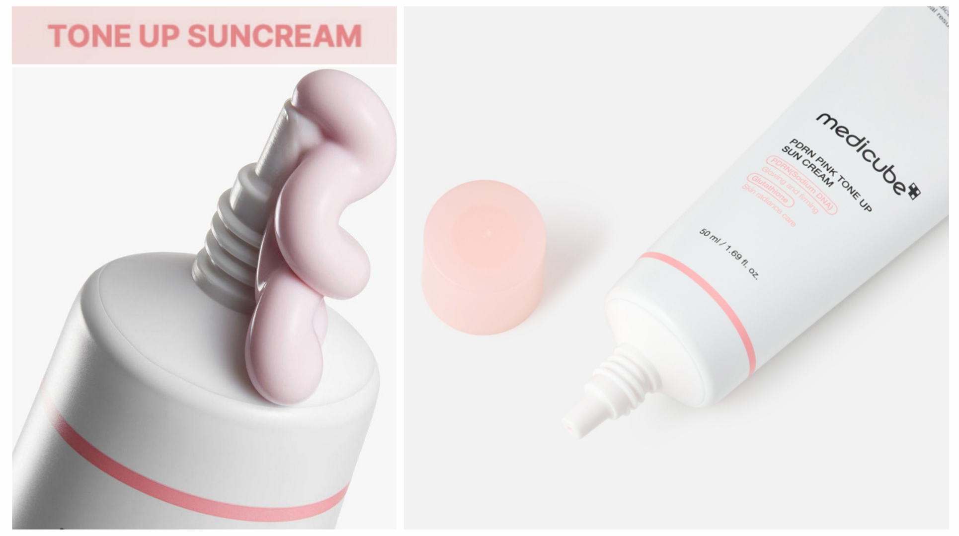 کرم-ضد-آفتاب-بی-رنگ-pdrn-صورتی-تون-آپ-مدی-کیو کرم-ضد-آفتاب-بی-رنگ-pdrn-صورتی-تون-آپ-مدی-کیو