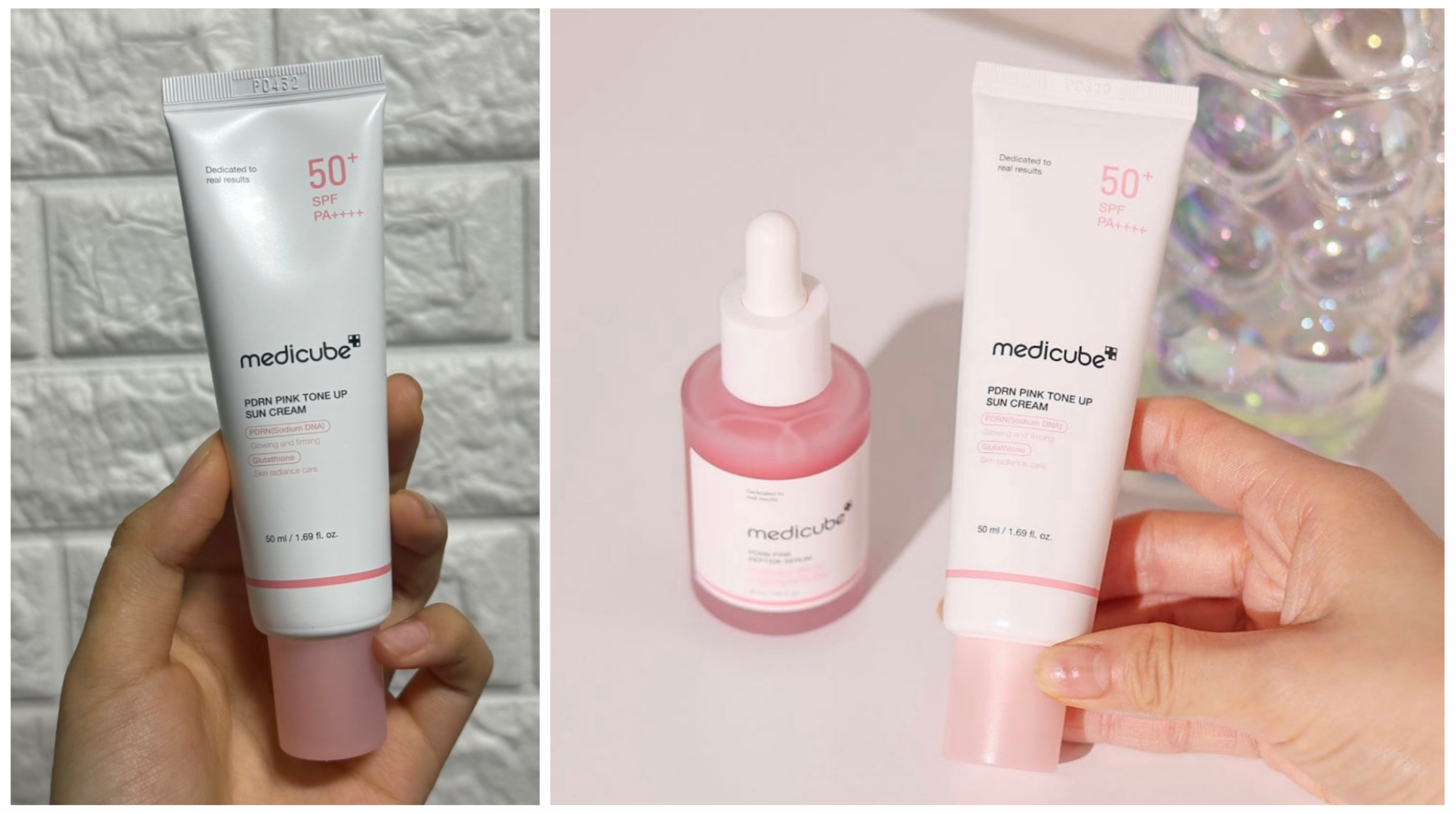 کرم-ضد-آفتاب-بی-رنگ-pdrn-صورتی-تون-آپ-مدی-کیو کرم-ضد-آفتاب-بی-رنگ-pdrn-صورتی-تون-آپ-مدی-کیو